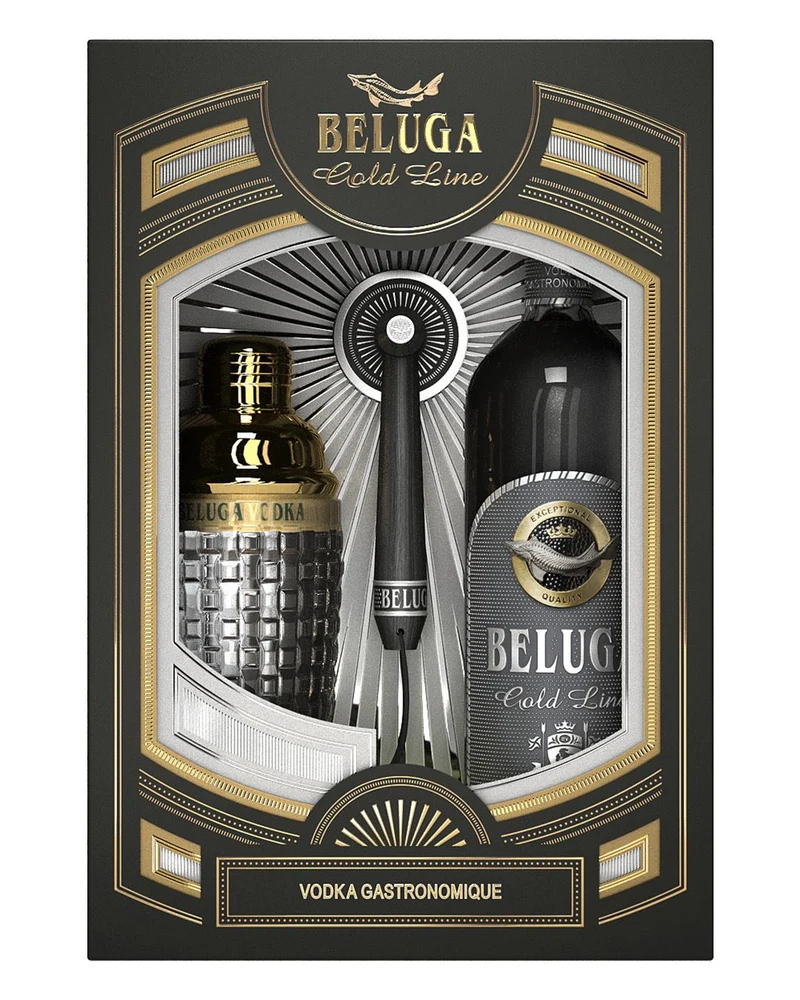 Beluga Gold Line Cocktail Shaker Giftset, 70 cl