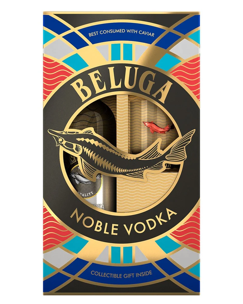 Beluga Noble Vodka Glass Giftset, 70 cl