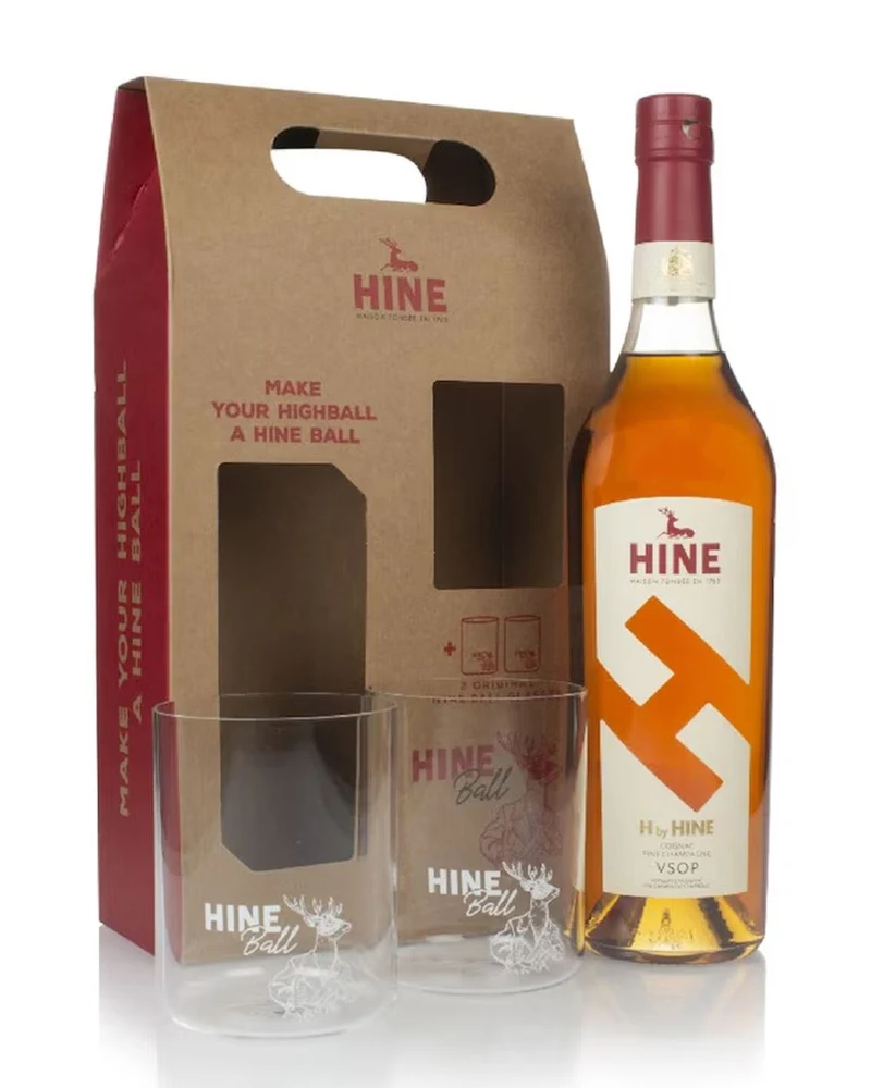 H By Hine VSOP Cognac Giftset, 70 cl