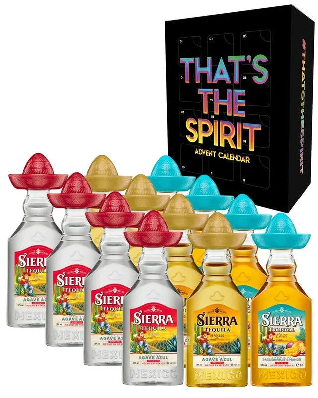 Sierra Tequila Advent Calendar, 12 x 5 cl