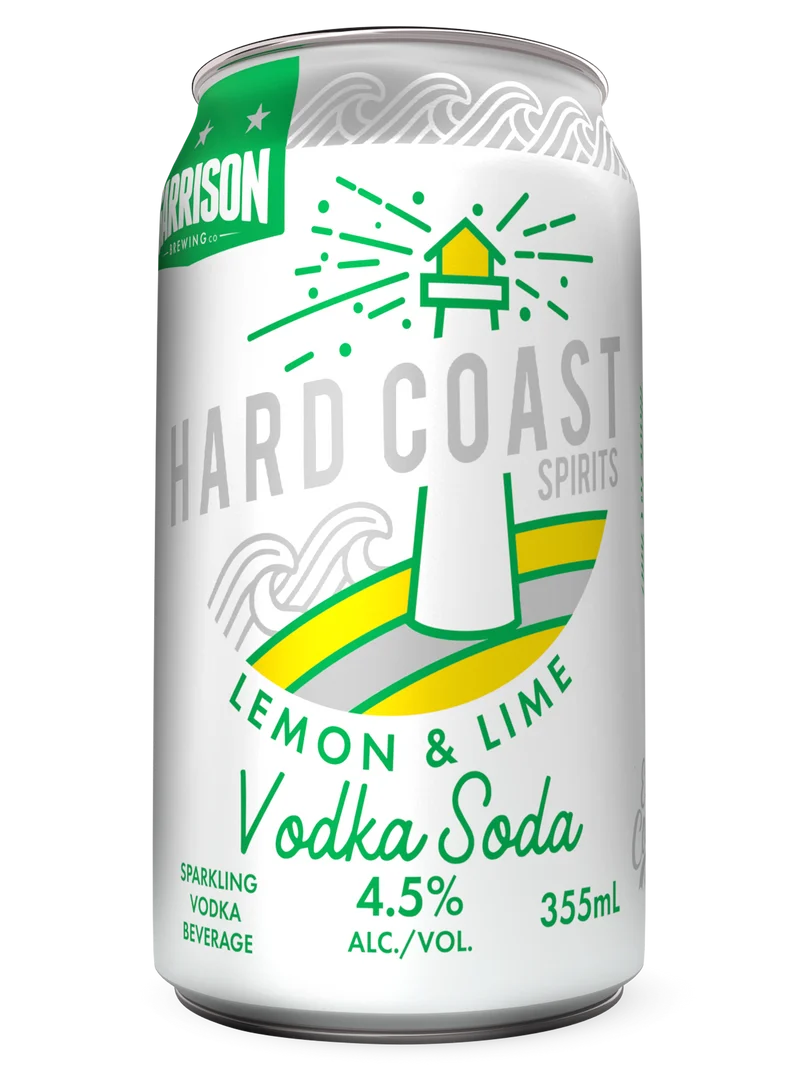 Hard Coast: Lemon-Lime Vodka Soda - 355ML Can