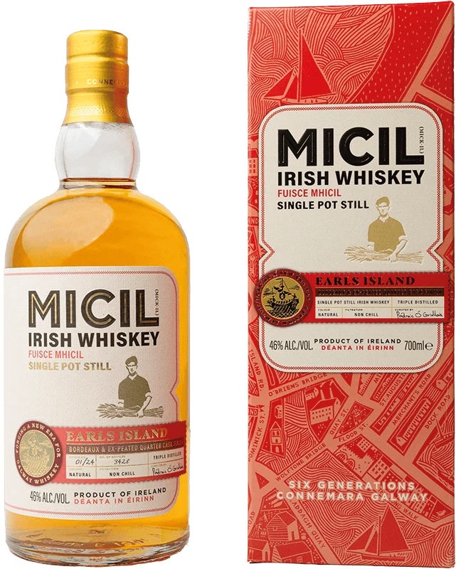 Micil Earls Island Single Pot Still Whiskey 70cl