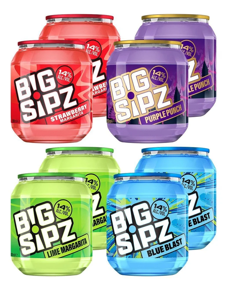 Big Sipz Flavour Multipack, 8 x 200 ml