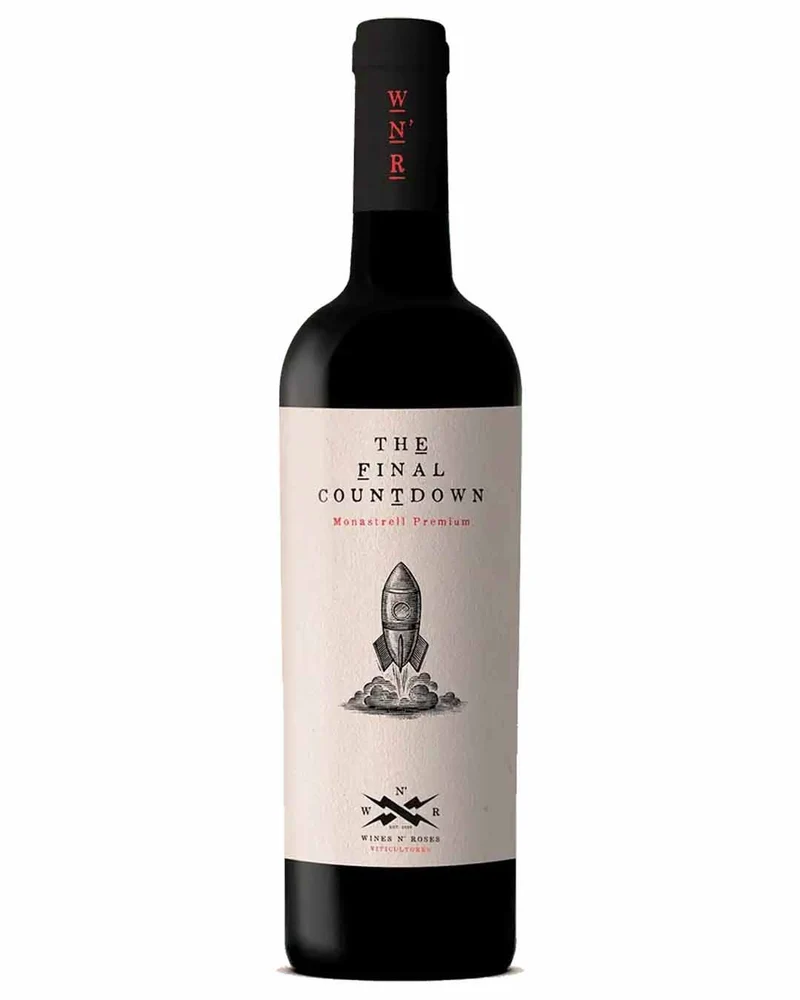 Wine N' Roses The Final Countdown Monastrell Premium Red Wine, 75 cl