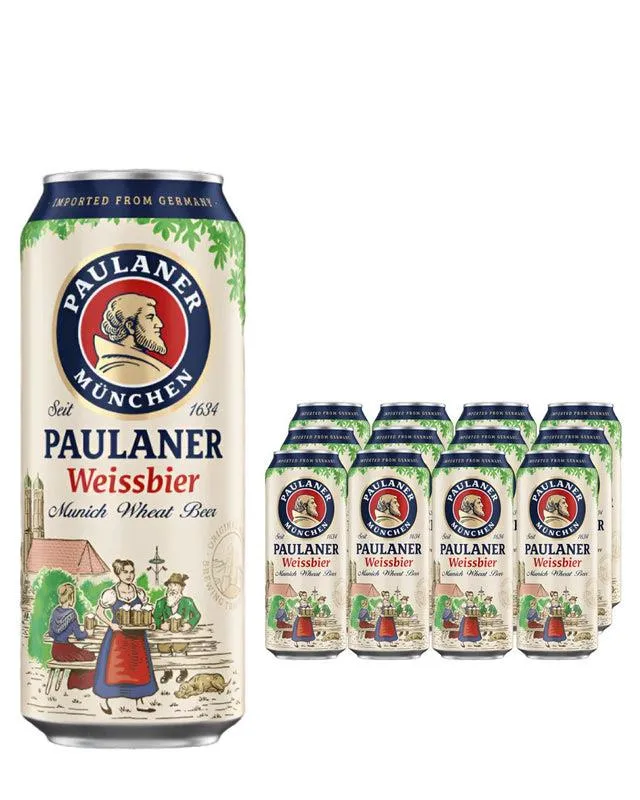 Paulaner Weissbier Can, 12 x 500 ml