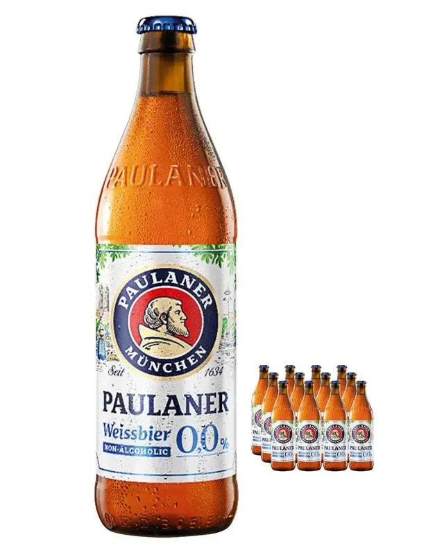 Paulaner Weisbier Alcohol Free Multipack, 12 x 500 ml