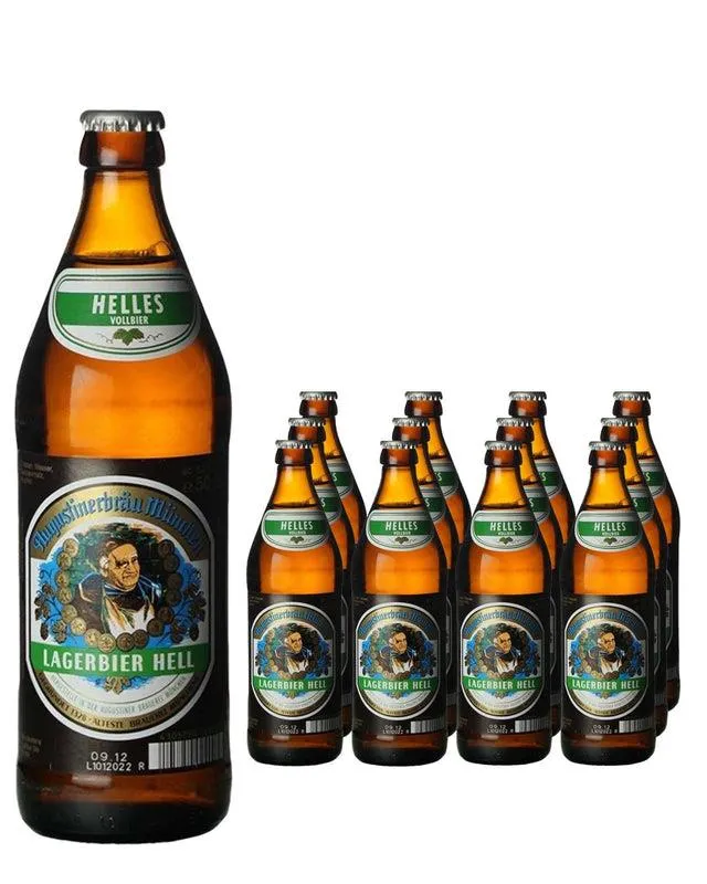 Augustiner Helles Lager Multipack, 12 x 500 ml