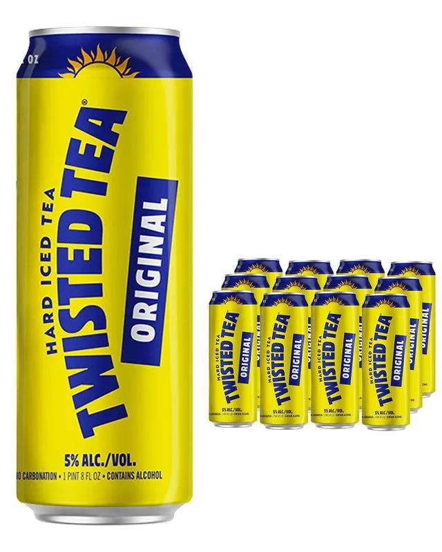 Twisted Tea Original Hard Iced Tea Can Multipack, 12 x 473 ml