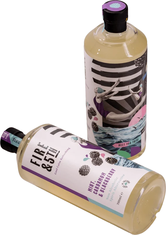 Fire & 5th Mint Cardamom & Berry Alc Free 70cl
