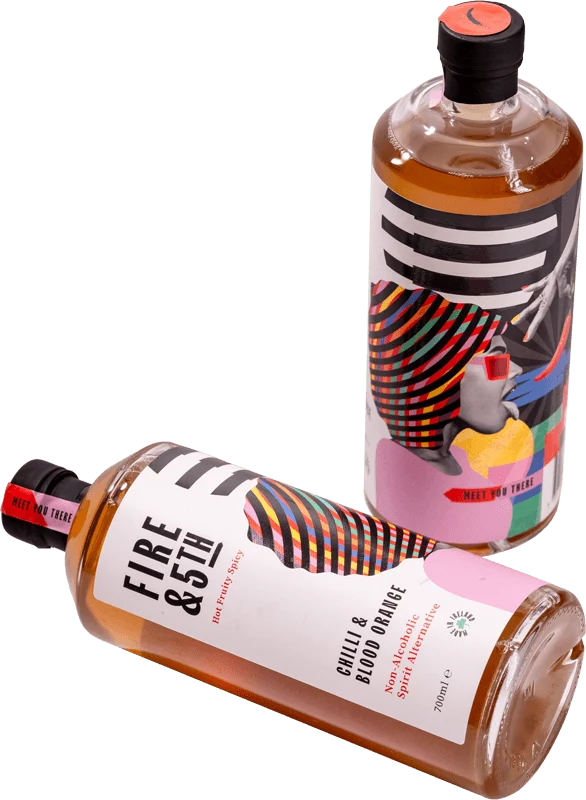 Fire & 5th Chilli & Blood Orange Alc Free 70cl