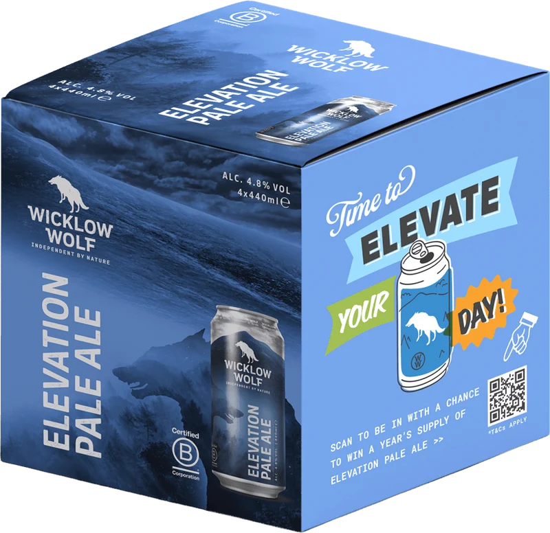 Wicklow Wolf Elevation Pale Ale 44cl Can 4PK
