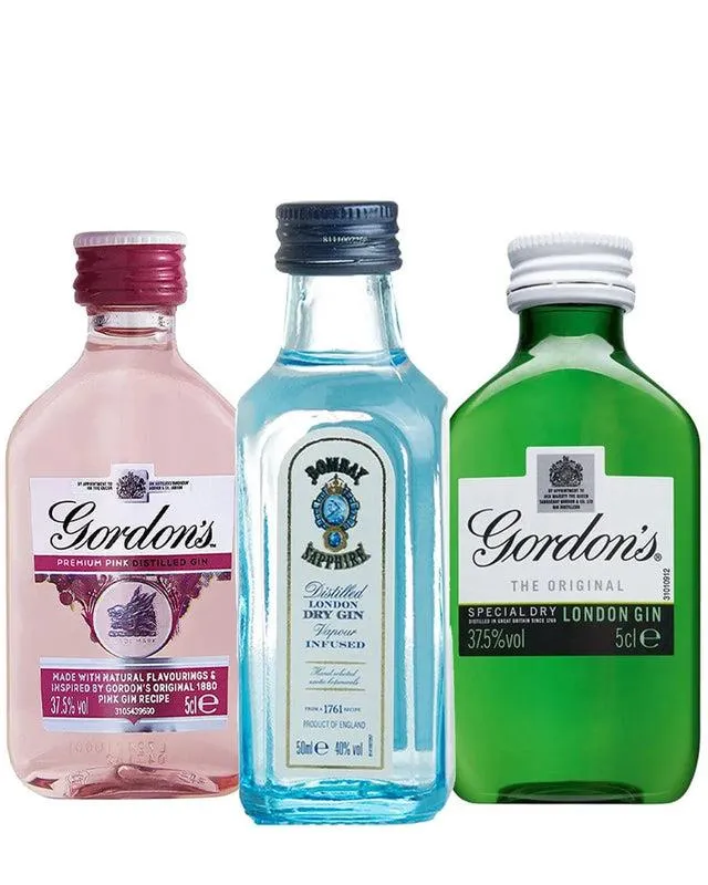 Gin Miniature Tasting Trio, 3 x 5 cl