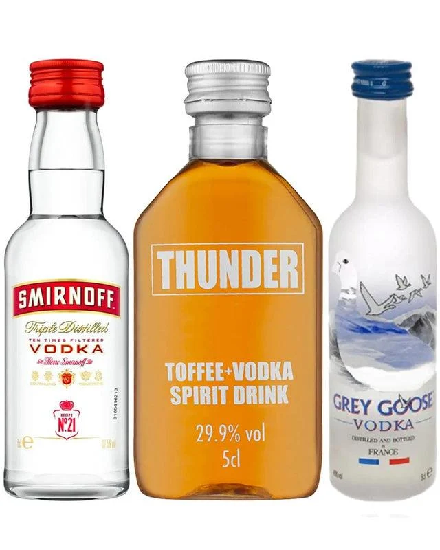 Vodka Miniature Tasting Trio, 3 x 5 cl