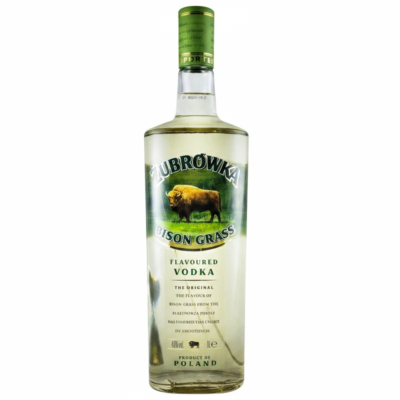Żubrówka Bison Grass Vodka 1L 40% ABV