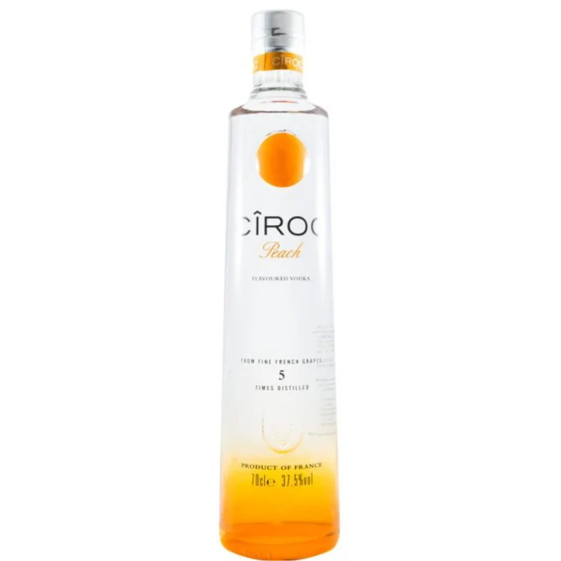 Cîroc Peach Flavoured Vodka 700ml 37.5% ABV