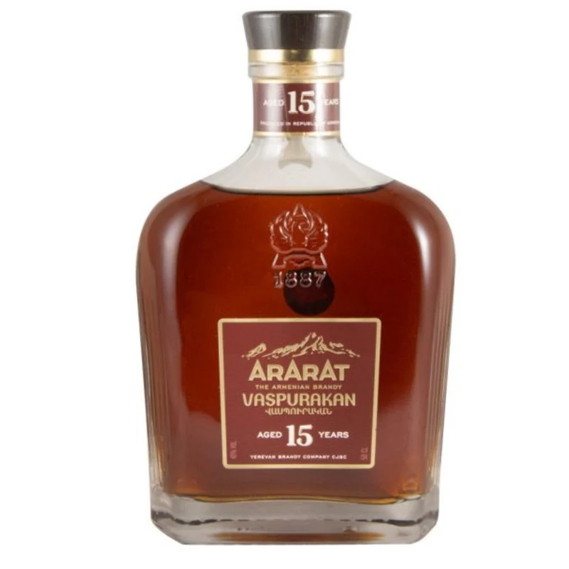 ARARAT Vaspurakan 15 Year Old Armenian Brandy 500ml 40% ABV