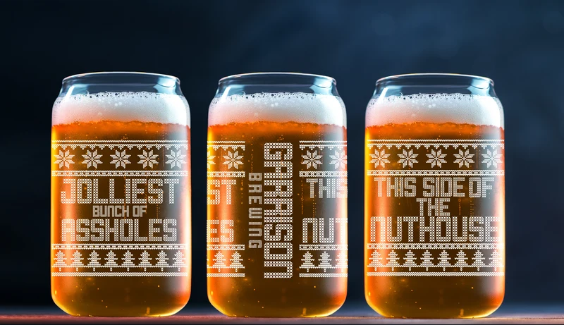 Nuthouse: 16oz Can Glass