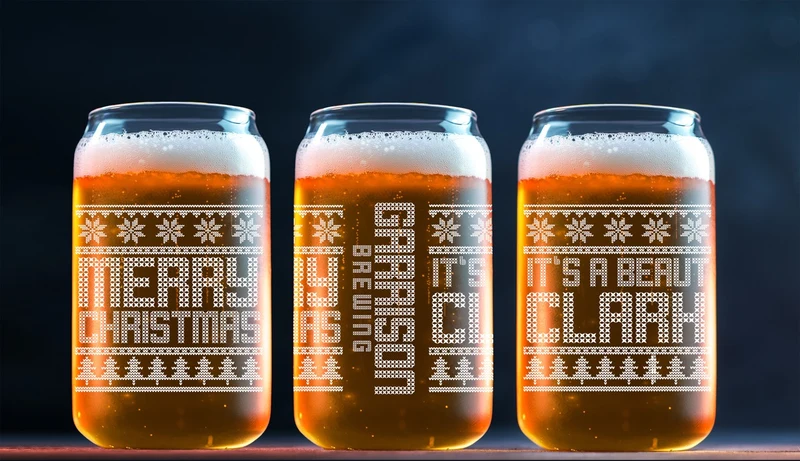 It's A Beaut Clark: 16oz Can Glass