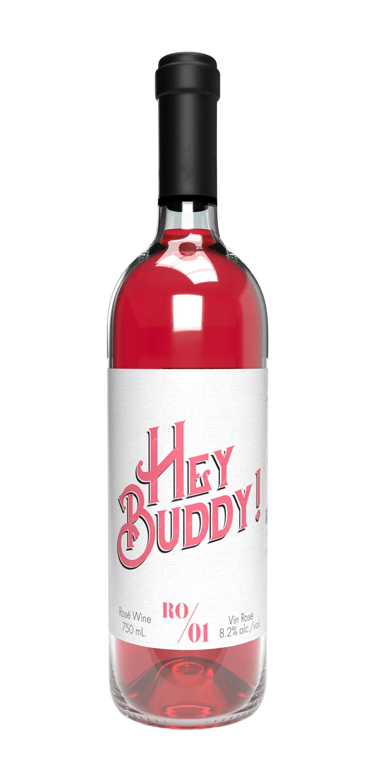 Hey Buddy NS Rose Wine: Single 750ml btl