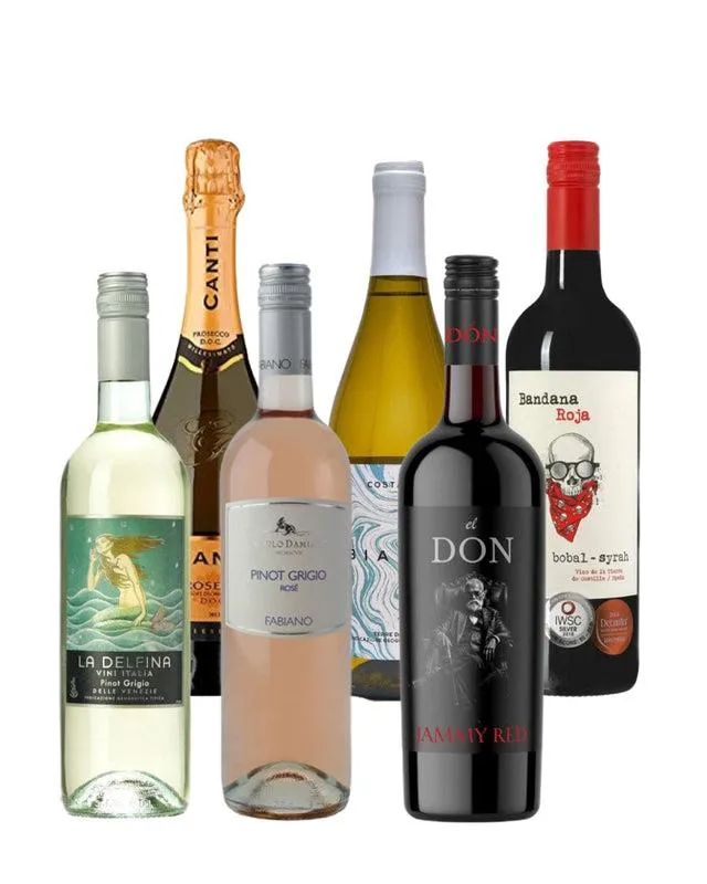 The First Sip Mixed Wine Case, 6 x 75 cl