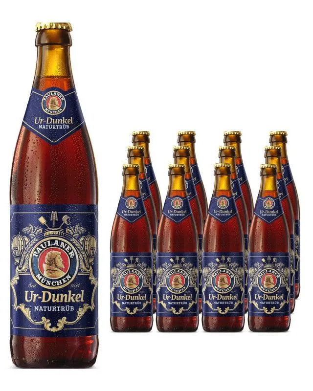 Paulaner Ur Dunkel Bottle Multipack, 12 x 500 ml