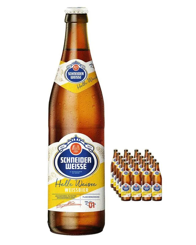 Schneider Helle Weissbier Multipack, 20 x 500 ml