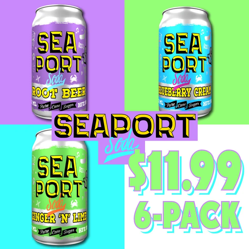 Sea Port Soda: 6-Pack 355ml