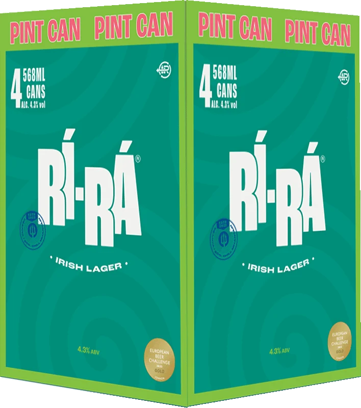 Rí-Rá Irish Lager 568ml 4 Pack