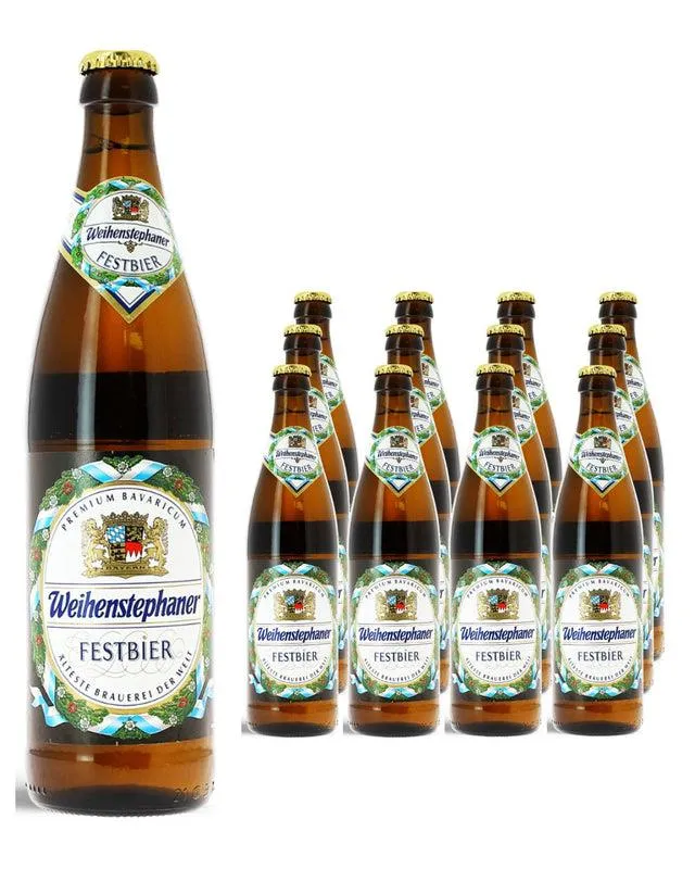 Weihenstephan Festbier Beer Multipack, 12 x 500 ml