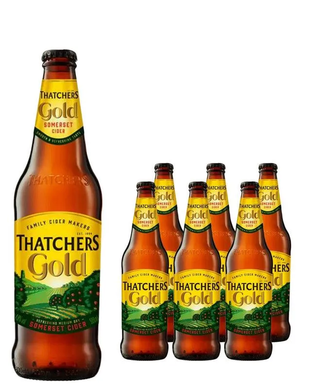 Thatchers Gold Cider Multipack, 6 x 500 ml