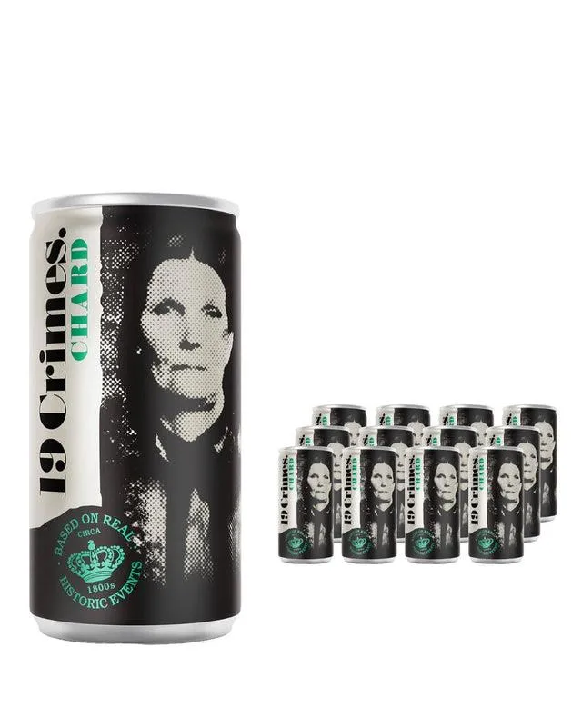 19 Crimes Chard Can Multipack, 12 x 187 ml