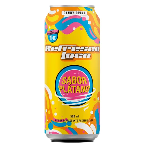 Toro Loco Banana Flavour Soft Drink 500ml