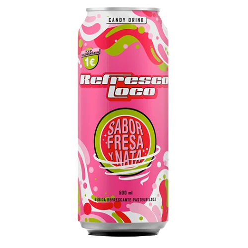 Toro Loco Strawberry and Cream Drink 500ml