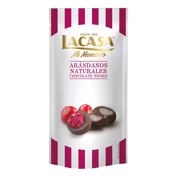 Lacasa Mi Momento Dark Chocolate Cranberries 60g