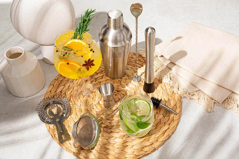 Vacu Vin Cocktail Set Bar in a Box 7 piece