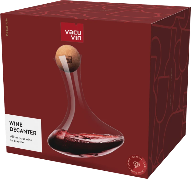 Vacu Vin Wine Cyrstal Glass Decanter