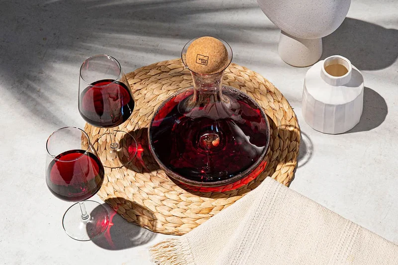 Vacu Vin Wine Cyrstal Glass Decanter