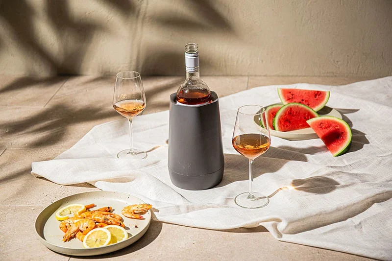 Vacu Vin Wine Cooler Hexo Graphite