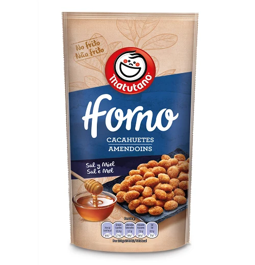 Matutano Oven Roasted Peanuts with Salt and Honey 150g