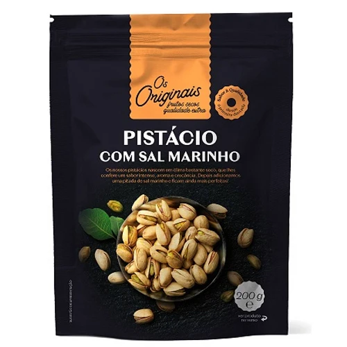 Os Originais Roasted Pistachios in Shell with Sea Salt 200g