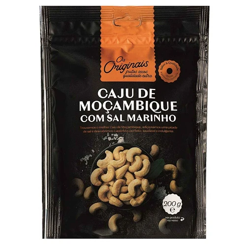 Os Originais Mozambique Cashews with Sea Salt 200g