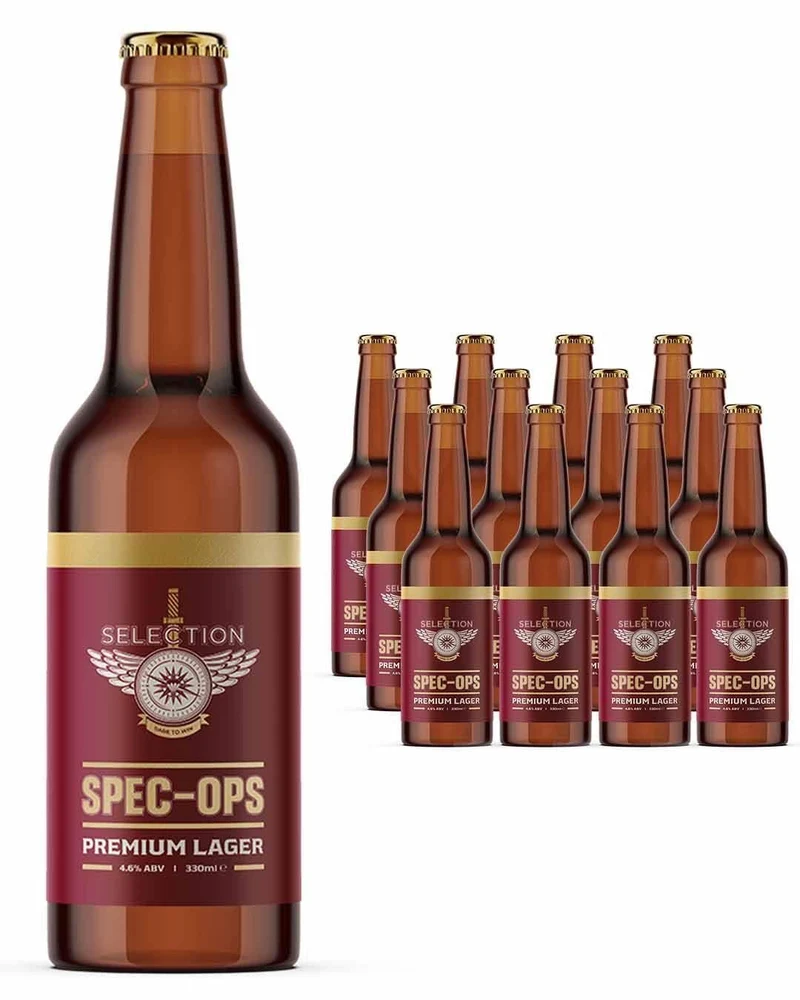 Selection Spec Ops Lager Bottle Multipack, 12 x 330 ml