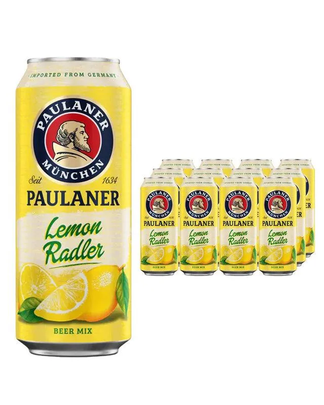 Paulaner Lemon Radler Can Multipack, 12 x 500 ml