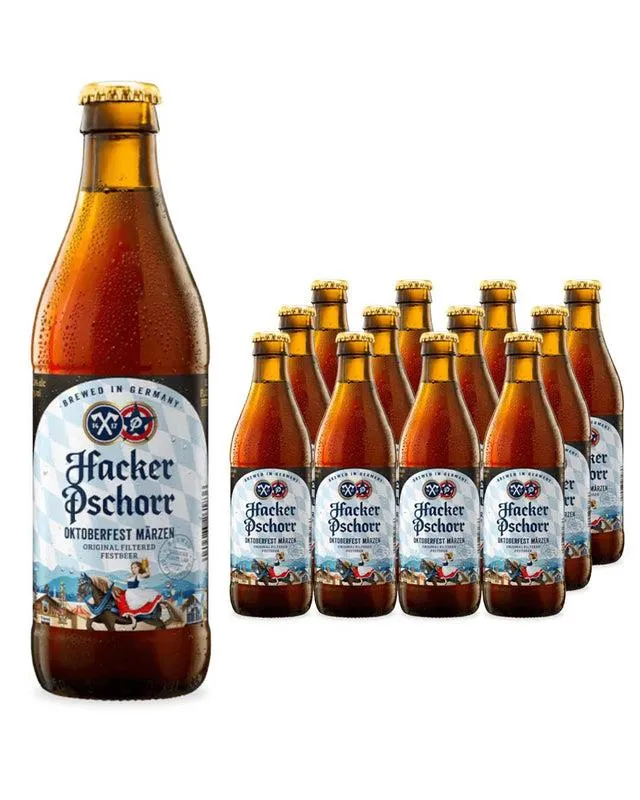 Hacker-Pschorr Oktoberfest Beer Multipack, 12 x 330 ml