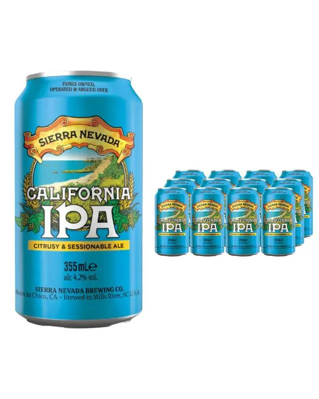 Sierra Nevada California IPA Can Multipack, 12 x 355ml