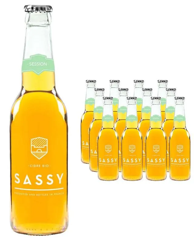 Sassy Cidre Session Cider Multipack, 12 x 330 ml