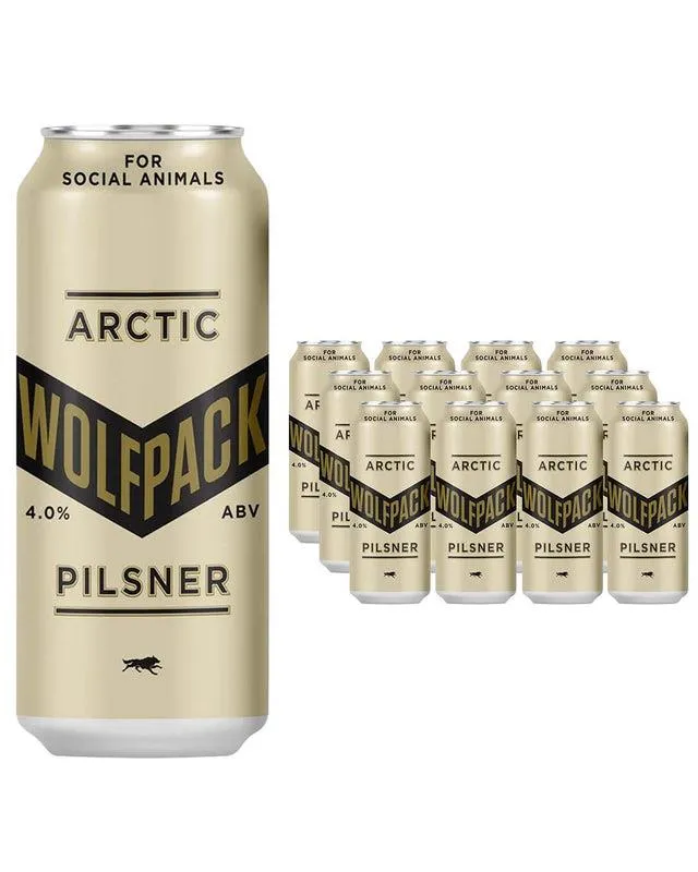Wolfpack Arctic Pilsner Multipack, 12 x 440 ml