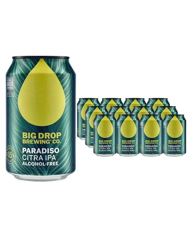 Big Drop Brewing Paradiso Citra IPA Beer Multipack, 12 x 330 ml