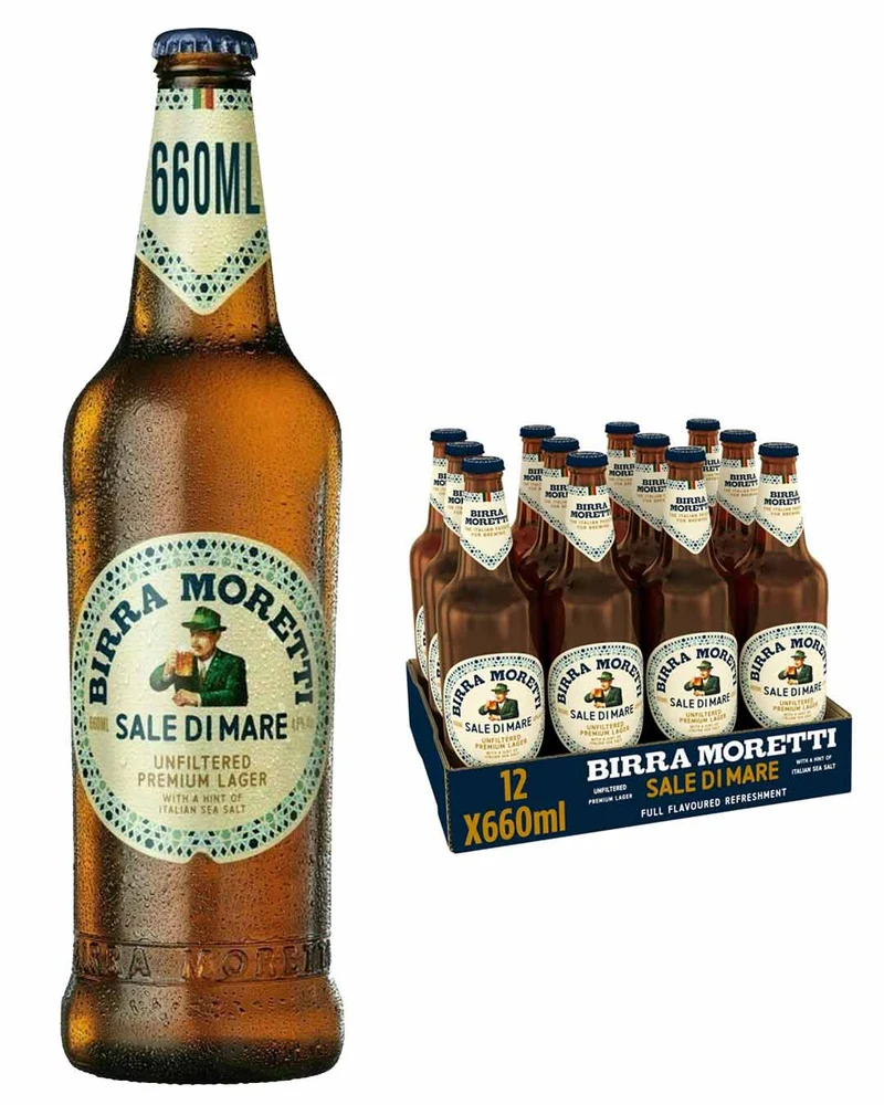 Birra Moretti Sale Di Mare Beer Bottle Multipack, 12 x 660 ml