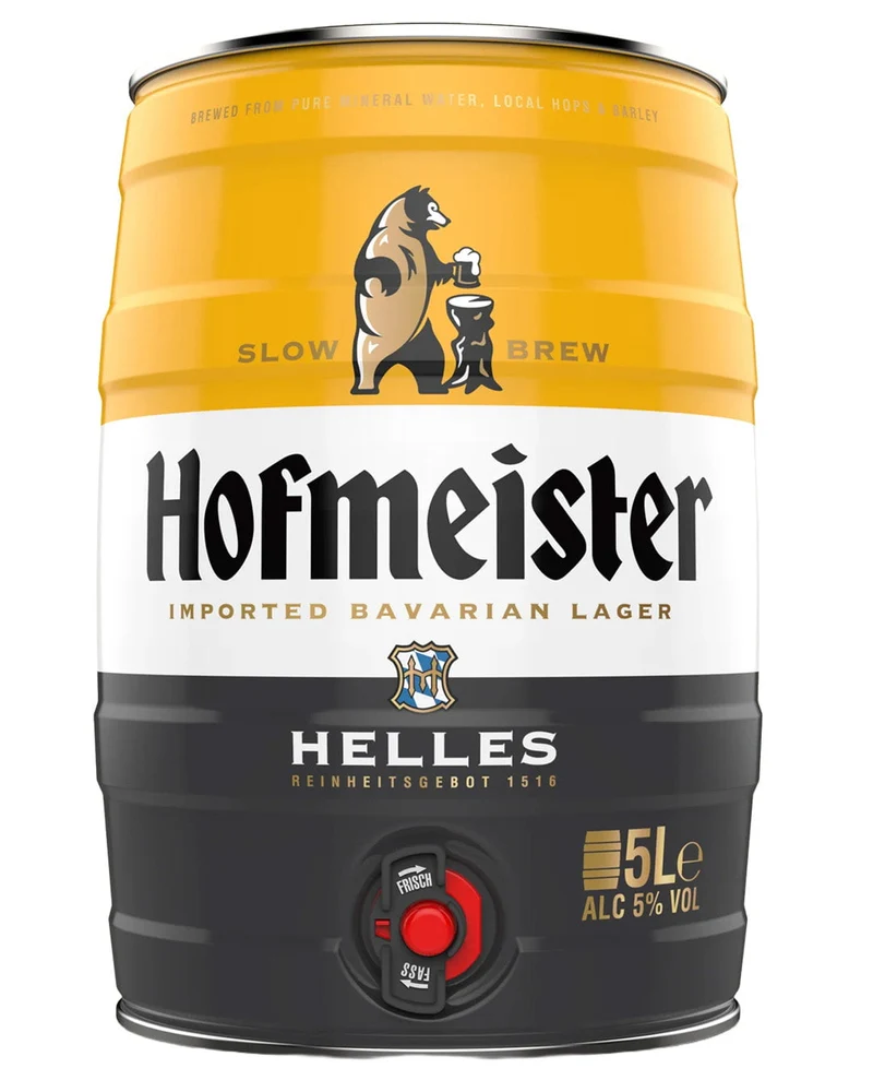 Hofmeister Helles Lager Mini Keg, 5 L
